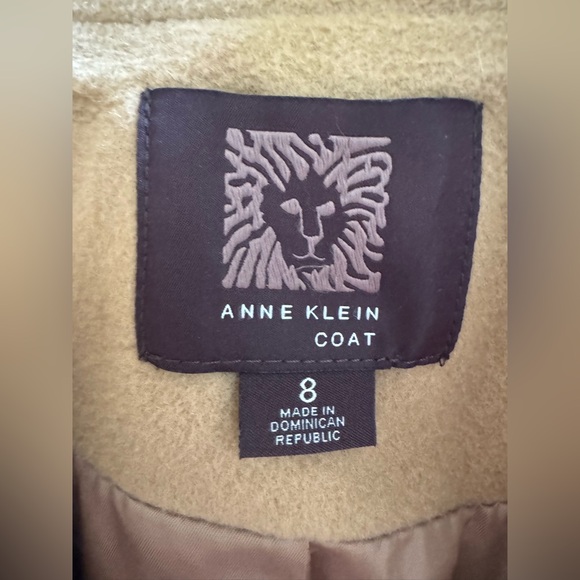 ''Vtg Anne Klein Ladies Coat Size 8， color Camel, cashmere - Picture 6 of 13